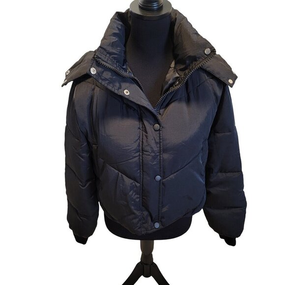 Black Winter Ski Parka Puffer Jacket Size Small - Picture 4 of 15